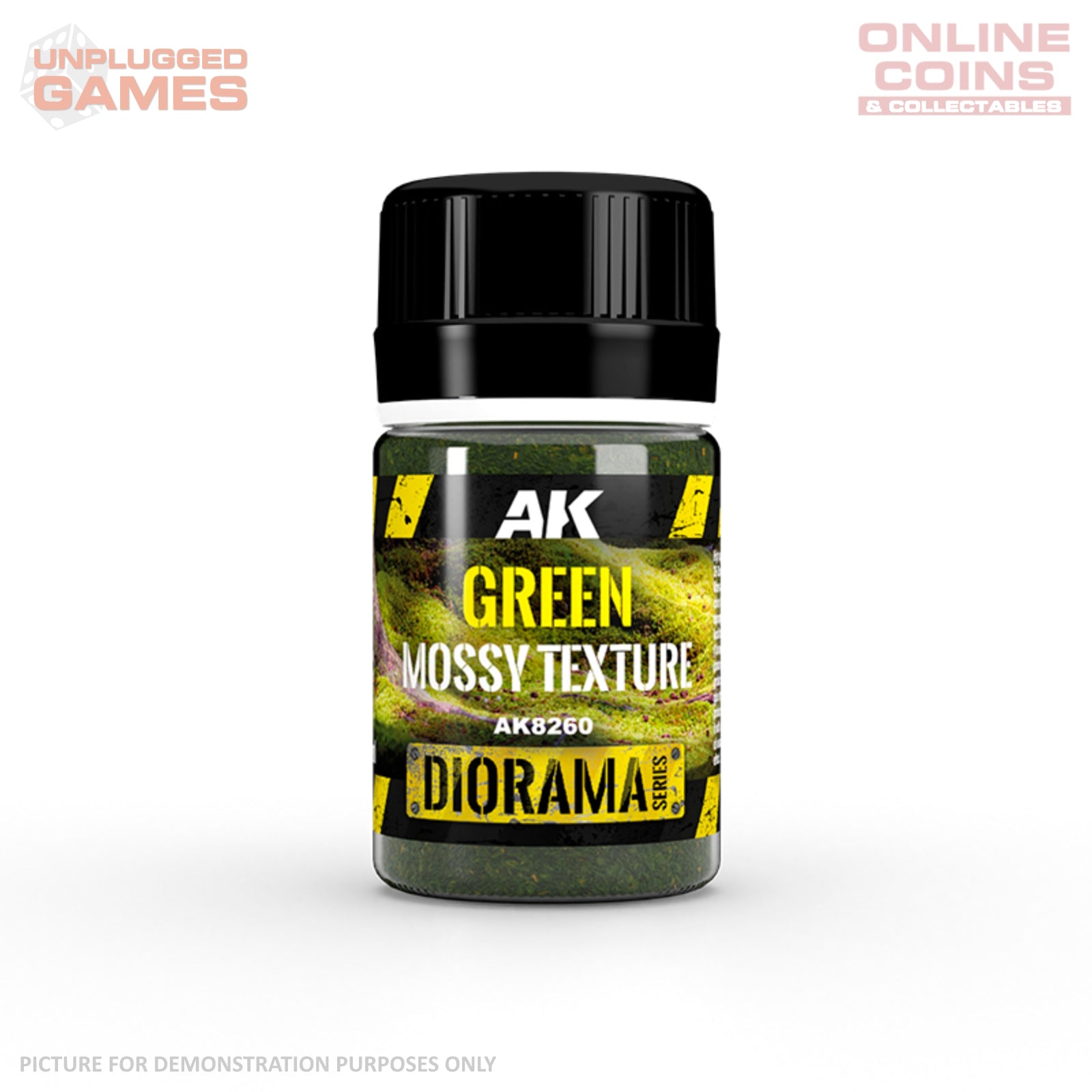 AK Interactive - Textures - Green Mossy Texture 35ml